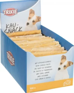 100 Stück Trixie Käserollen 12 Cm