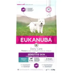 Eukanuba Hundefutter Daily Care Sensitive Skin Mit Fisch