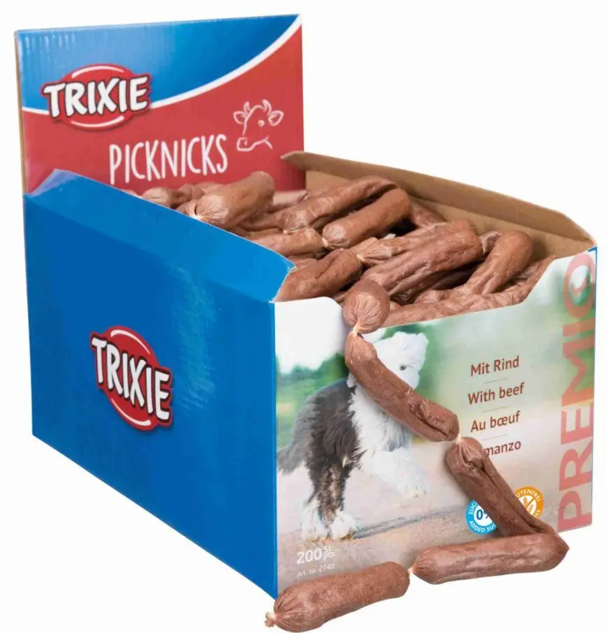 200 Stück Trixie Würstchen Rindfleisch Je 8 G - Zuckerfrei Und Glutenfrei 3 200 Stück Trixie Würstchen Rindfleisch Je 8 G - Zuckerfrei Und Glutenfrei