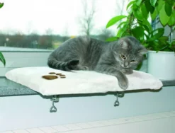 Trixie Liegeregal Bett Für Fensterbänke 51 X 36 Cm - Hellgrau