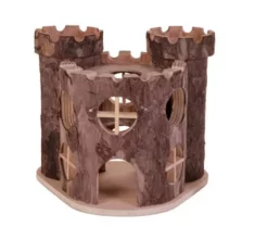 Trixie Spielplatz Schloss Holz 15 X 11 X 14 Cm Für Maus Und Hamster