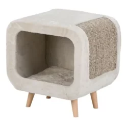 Trixie Alicia Gemütliche Höhle Mit Füßen Aus Buchenholz 48 X 48 X 38 Cm Beige
