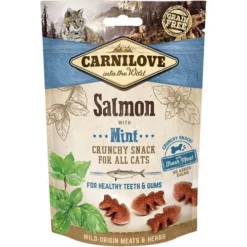 10 X 50g Carnilove Katzensnack Mit Lachs - Getreidefrei