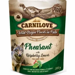 12 X 300 G Beutel Carnilove Hundefutter Pate Mit Pute Und Fasan Und Getreidefrei
