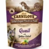 12 X 300 G Beutel Carnilove Hundefutter Pastete Mit Pute Und Wachtel Mit Möhren - Getreidefrei -Megapetshop Verkaufsladen Carnilove Pouch Pate Quail with Yellow Carrot 300 g 7640144820862 p