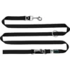 Curli Verstellbare Hundeleinen -Megapetshop Verkaufsladen Curli justerbar line Nylon 200x15cm sort 7640144821654 p