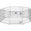 Savic Hundeauslauf Nr. 3 ø 1,4 Meter - Schwarzes Metall -Megapetshop Verkaufsladen DOG PARK 3 107x61 cm 5411388328801 p
