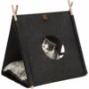 Trixie Elfie Katzenhaus Filz Mit Kissen 46 X 52 X 50 Cm Grau -Megapetshop Verkaufsladen Elfie hule filt m pude 46x52x50 cm graa 4057589374332 p