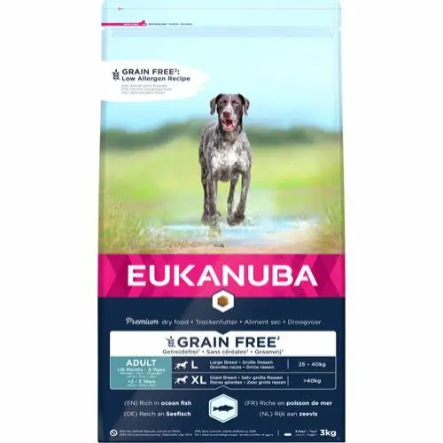 Eukanuba Hundefutter Adult Large Breed Getreidefrei Mit Fisch 3 Eukanuba Hundefutter Adult Large Breed Getreidefrei Mit Fisch