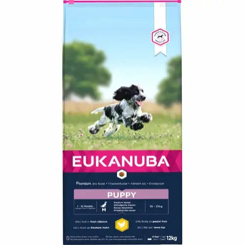 Eukanuba Puppy Medium Breed Welpenfutter 4 Wochen Bis 12 Monate 3 Eukanuba Puppy Medium Breed Welpenfutter 4 Wochen Bis 12 Monate