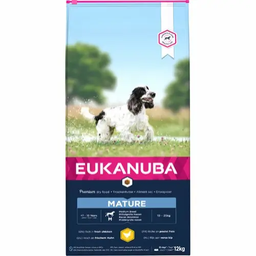 Eukanuba Hundefutter Mature Medium Breed Mit Huhn Von 7 Bis 10 Jahre 3 Eukanuba Hundefutter Mature Medium Breed Mit Huhn Von 7 Bis 10 Jahre