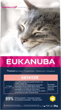 Eukanuba Katzenfutter Senior Mit Huhn Und Reis - Ab 7 Jahren