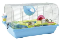 Hamsterkäfig Bristol Chrom - Blau 59 X 38 X 37 Cm