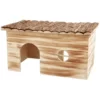 Trixie Kaninchen- Und Meerschweinchenhaus Grete Aus Geflämmtem Holz 45 X 24 X 28 Cm -Megapetshop Verkaufsladen Grete Natural Living braendt trae 45 x 24 x 28 cm 4011905619750 p