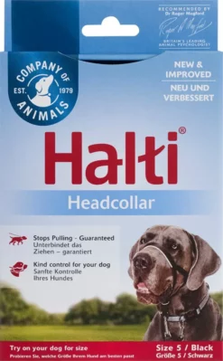 HALTI Halti No Pull Harness Trainingsgeschirr - Schwarz Halsumfang 52 - 71 Cm