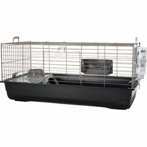 Savic Happy Planet Nero 3 De Luxe Kaninchenkäfig Nagerkäfig - 100 X 50 X 45 Cm - Schwarz 3 Savic Happy Planet Nero 3 De Luxe Kaninchenkäfig Nagerkäfig - 100 X 50 X 45 Cm - Schwarz