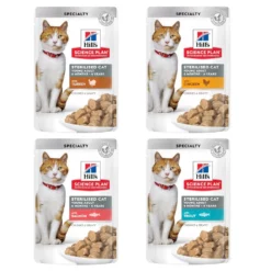 Hills Katzenfutter Für Sterilisierte Katzen Mit Huhn 12 Stück A 85 Gr - Von 1-6 Jahren -Megapetshop Verkaufsladen Hills20Kattefoder20til20stereliseret20katte p