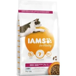 3 Kg Iams CAT Vitality Senior Ocean Fish Katzenfutter - Ab 7 Jahren +