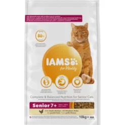 Iams Katzenfutter For Vitality Ältere Katzen Mit Frischem Huhn - Ab 7 Jahren
