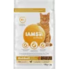 IAMS For Vitality Hairball Ausgewachsene Katzen 1 Jahr + -Megapetshop Verkaufsladen Iams kattefoder voksen hairball med kylling fra 1 aar 2 p