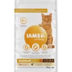 IAMS For Vitality Hairball Ausgewachsene Katzen 1 Jahr +