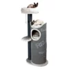 Trixie Juana Kratzbaum 134 Cm Grau Und Hellgrau -Megapetshop Verkaufsladen Juana Kradsestolpe 134 cm taupe lys graa 4011905444253 p