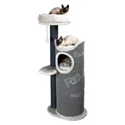 Trixie Juana Kratzbaum 134 Cm Grau Und Hellgrau