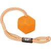 K9 Fluoreszierende Kugel Mit Seil Durchmesser 60 Mm - Glatt Und Orange -Megapetshop Verkaufsladen K9 fluorescens bold med snor diam 60mm glat orange sof 5999053661434 p