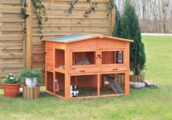 Trixie Kaninchenkäfig Natura Mit Auslauf XXL - 135 X 115 X 112 Cm