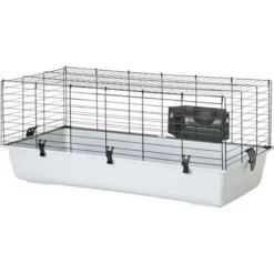 Kaninchenkäfig Und Meerschweinchenkäfig Indoor Ambiente 100 Cm Grau