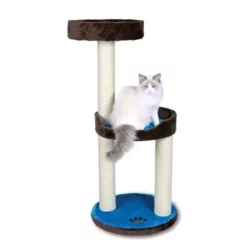 Trixie Katzenkratzbaum Lugo 103 Cm Braun Und Blau