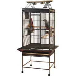 Hochwertiger Papageienkäfig Chicago H. 158 X B. 60 X T. 55 Cm