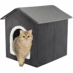 Trixie Livia Hunde- Und Katzenhaus 38 X 41 X 44 Cm Dunkelgrau Und Weiß