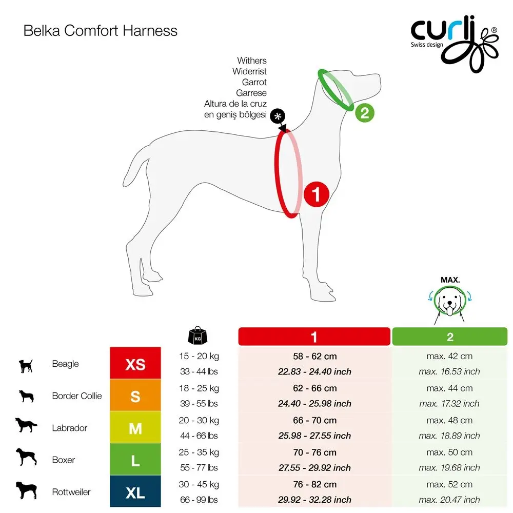 Curli Magnetisches Belka Comfort Hundegeschirr Für Hunde Von 15 Bis 45 Kg 5 Curli Magnetisches Belka Comfort Hundegeschirr Für Hunde Von 15 Bis 45 Kg – Bild 3