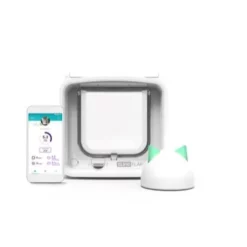 Sureflap Katzenklappe Mit Mikrochip Katzenklappenanschluss - Hub Nicht Enthalten. -Megapetshop Verkaufsladen Microchip Cat Flap Connect kattelem p 1