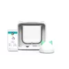 Sureflap Katzenklappe Mit Mikrochip Katzenklappenanschluss - Hub Nicht Enthalten. -Megapetshop Verkaufsladen Microchip Cat Flap Connect kattelem p