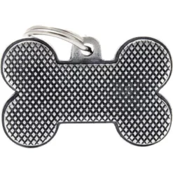 Hundemarke My Family Bronx Knochen Große Rauten