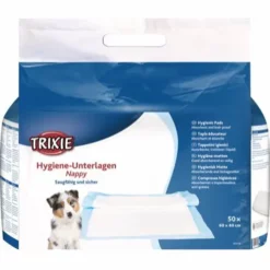 Trixie Saugfähige Matten Für Welpentoilette 60 X 60 Cm 50 Stück.