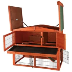 Trixie Natura Kleintierstall Mit Freilaufgehege - 123 X 76 X 96 Cm -Megapetshop Verkaufsladen Natura20Kaninbur20m.lC3B8begC3A5rd123x76x96 p