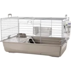 Savic Nero 2 De Luxe Meerschweinchenkäfig 80 X 50 X 45 Cm - Grau