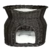 Trixie Weidenkorb Mit Ablage 1 Trixie Weidenkorb Mit Ablage -Megapetshop Verkaufsladen Pilekurv med liggeplads 54 x 43 x 37 cm sort p