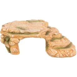 Felsplateau Mit Höhle Aus Polyresin Für Terrarientiere - 25 X 8 X 18 Cm