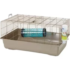 Savic Hamsterkäfig Ruffy 2 - 80 X 50 X 38 Cm - Warmes Grau