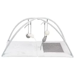 Trixie Kratzmatte Mit Spielzeug An Schnur 60 X 33 X 42 Cm Grau Und Hellgrau