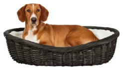 Trixie Hundekorb Aus Weide Mit Futter Und Kissen - 80 Cm