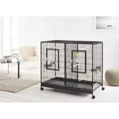 Indoor-Vogelkäfig Tasmanien 120 X 65 X 107 Cm -Megapetshop Verkaufsladen Tasmania 120 antra wire 5411388565305 p 1