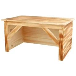 Trixie Kaninchen- Und Meerschweinchenhaus Aus Geflämmtem Holz 50 X 26 X 31 Cm