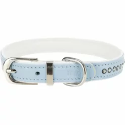 Trixie Aktiv Echtleder-Hundehalsband Mit Strasssteinen Für Kleinere Hunde