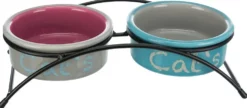 Trixie Eat On Feet Keramikschalen Set 2 X 0,3 L - ø 12 Cm