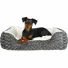 Trixie Kaline Katzen- Und Hundebett Grau - Creme -Megapetshop Verkaufsladen Trixie Kaline katte og hundeseng graa og creme farvet p